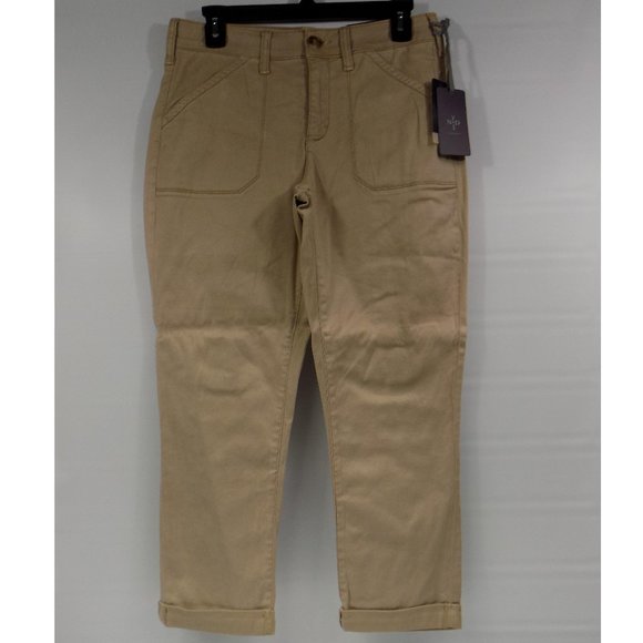 NYDJ Pants - NYDJ Not Your Daughters Jeans Reese Relaxed Chino Pant Size 6P Quicksand NWT